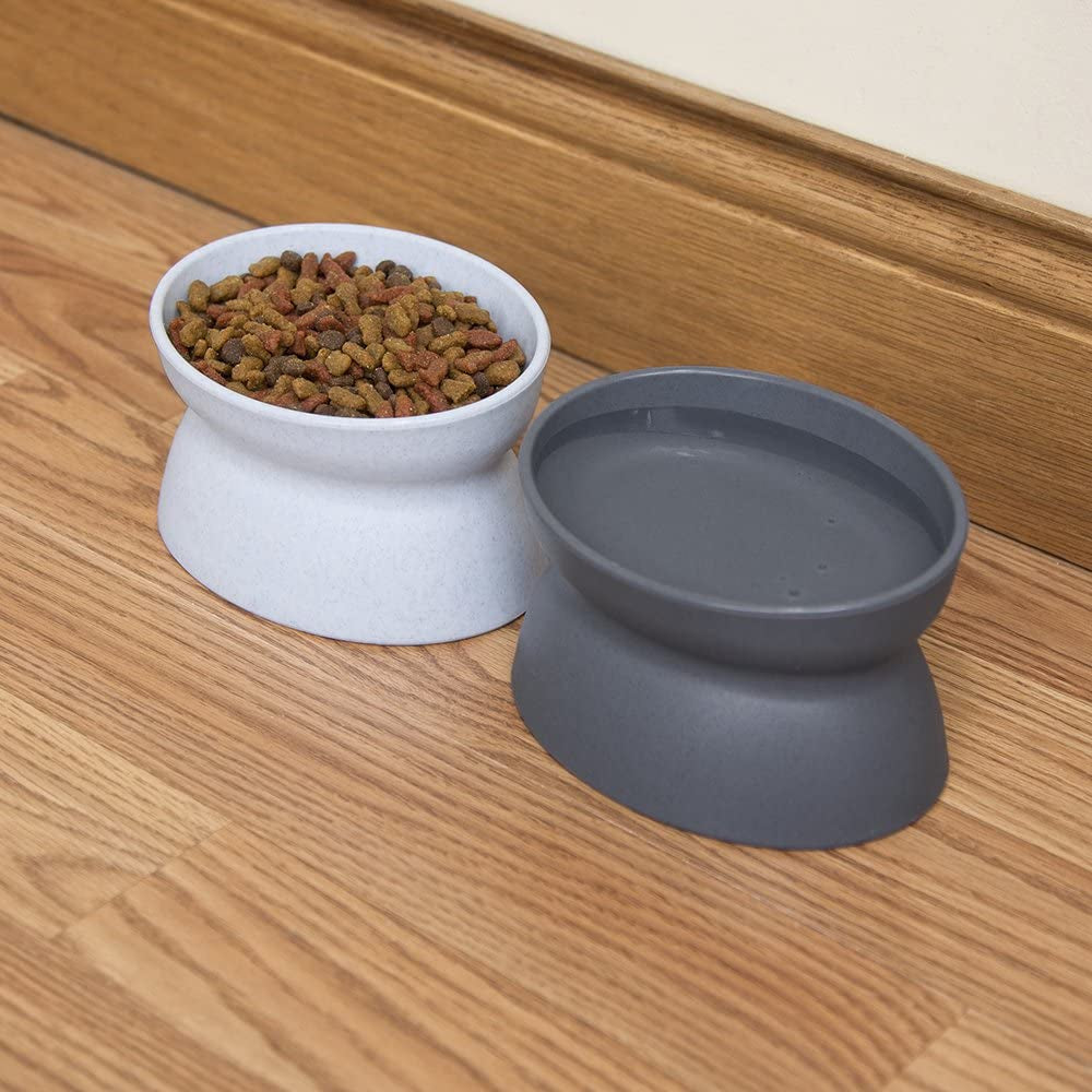 Raised Cat Bowls, Small Bowl 2Pk (Modern)