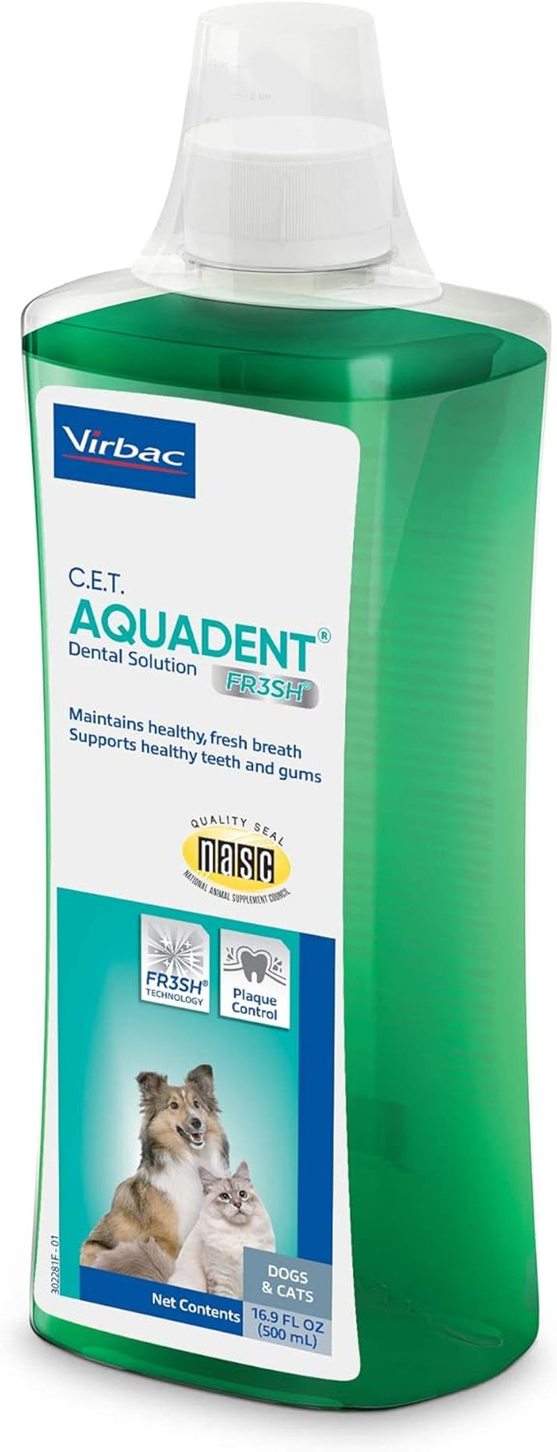 C.E.T. Aquadent Dental Solution for Dogs and Cats (500 Ml)