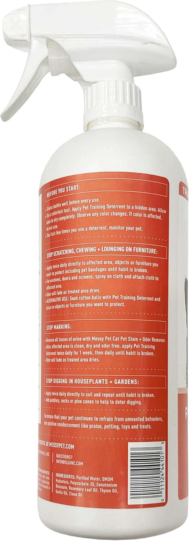 Training Deterrent Spray - Cat Deterrent to Stop Unwanted Pet Behaviors - 27.05 Fl Oz