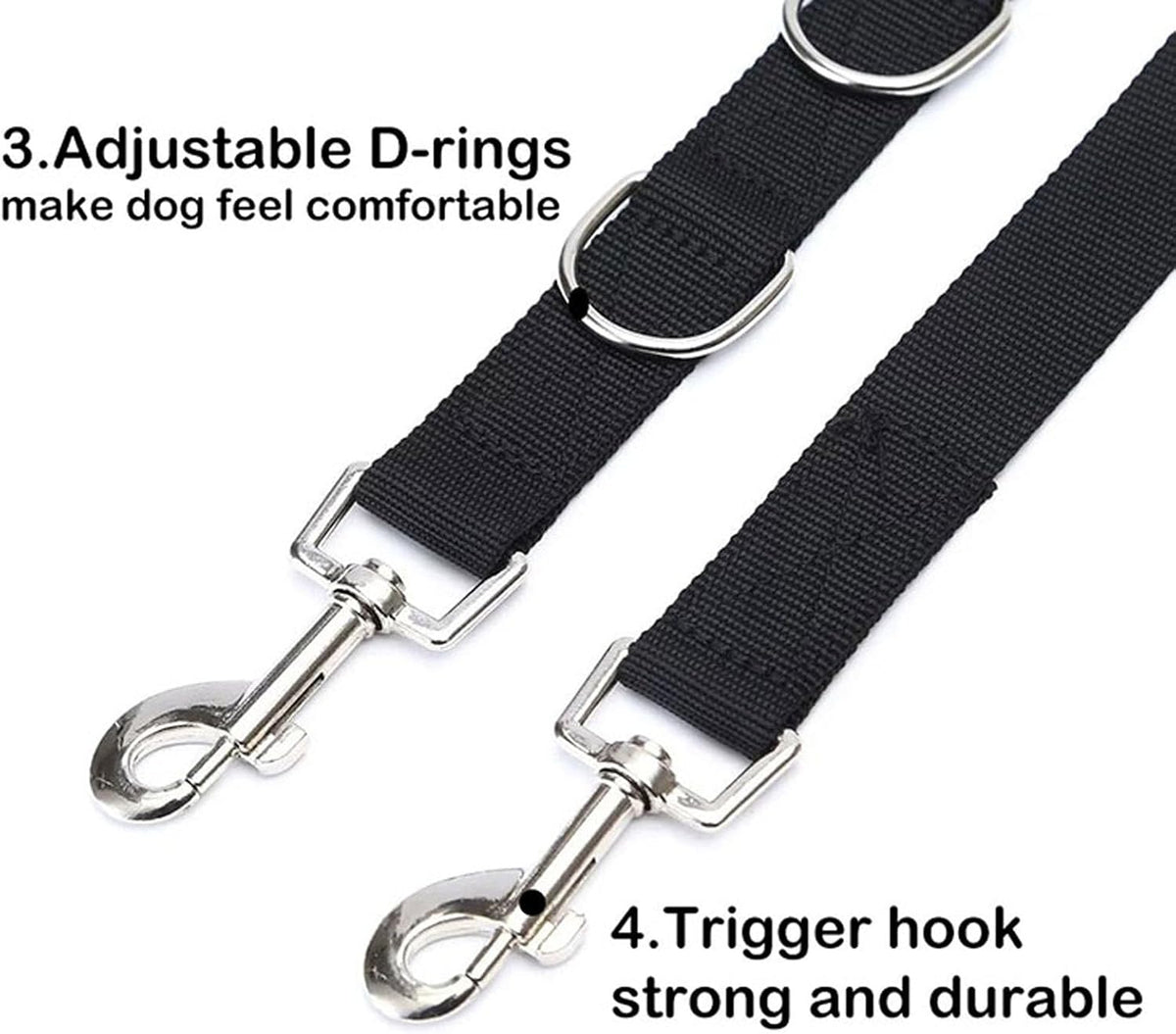 3Pcs Pet Grooming Sling, Stretchable Grooming Harness with D- Rings, for Small Dogs Professional and Home Grooming