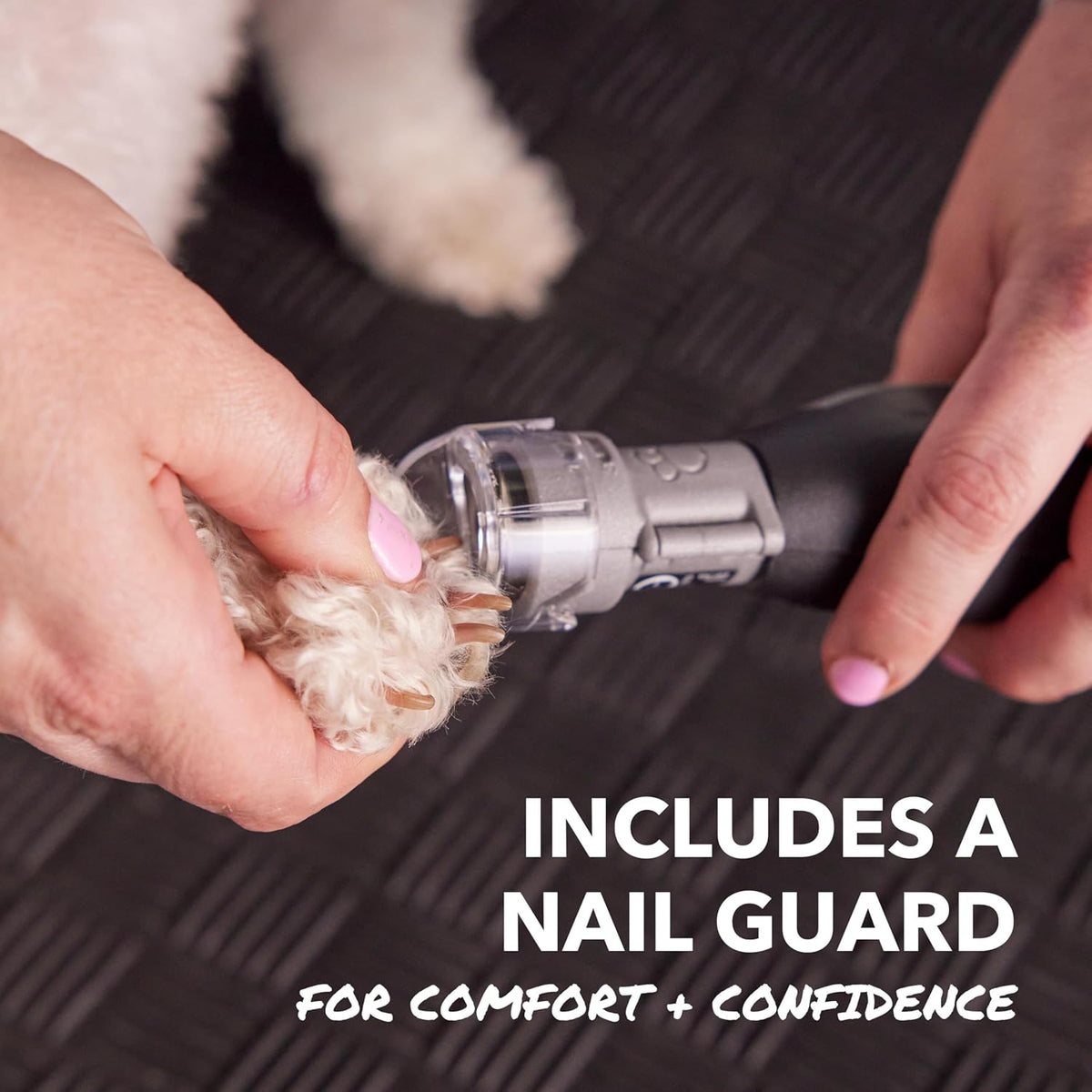 Pawcontrol 7760-PGK Dog Nail Grinder and Trimmer - Cordless & Rechargeable Pet Grooming Tool Kit - Safe and Humane for Dogs, Cats, and Small Animals