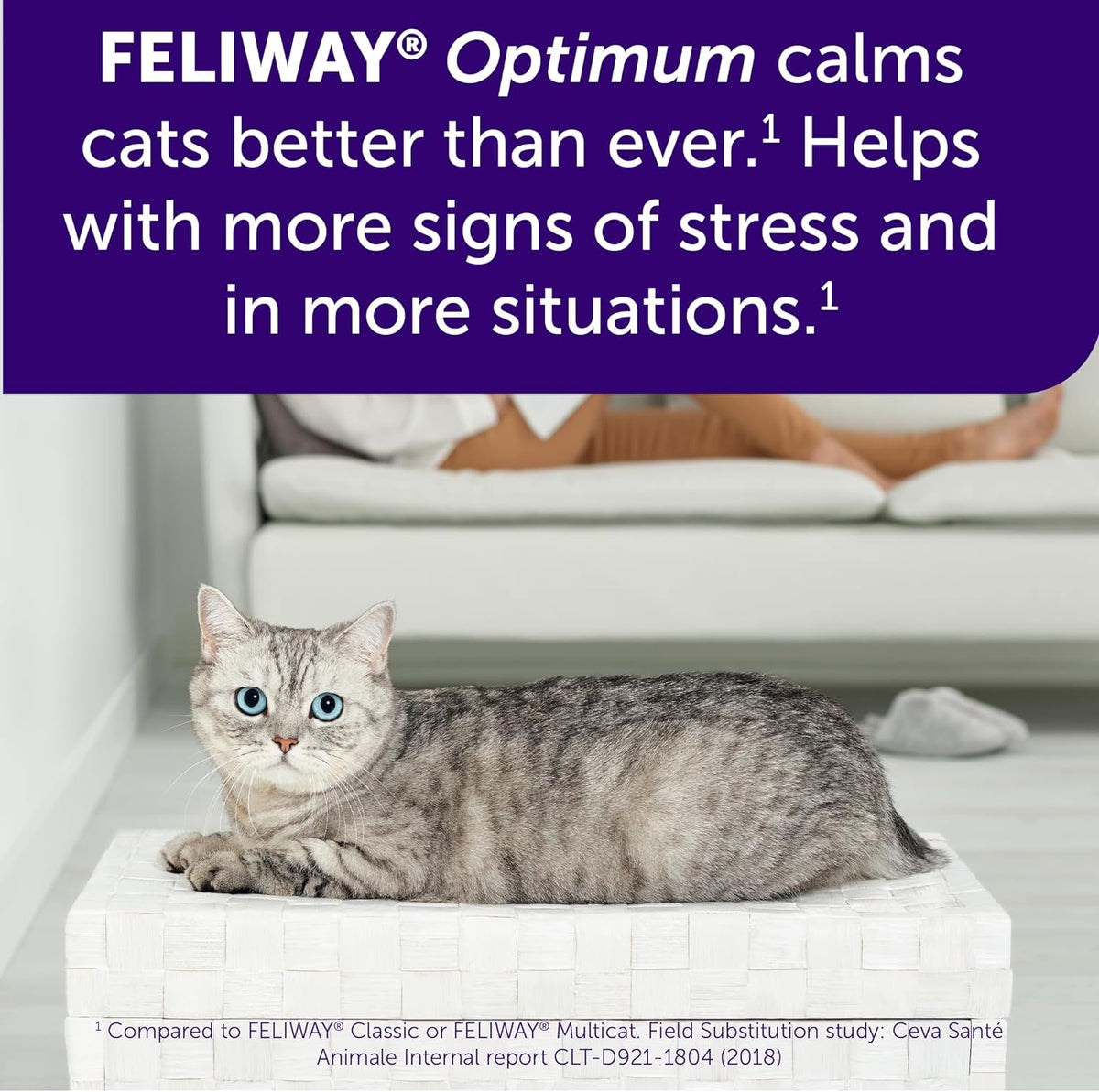 Optimum, Enhanced Calming Pheromone 30-Day Refill – 1 Pack