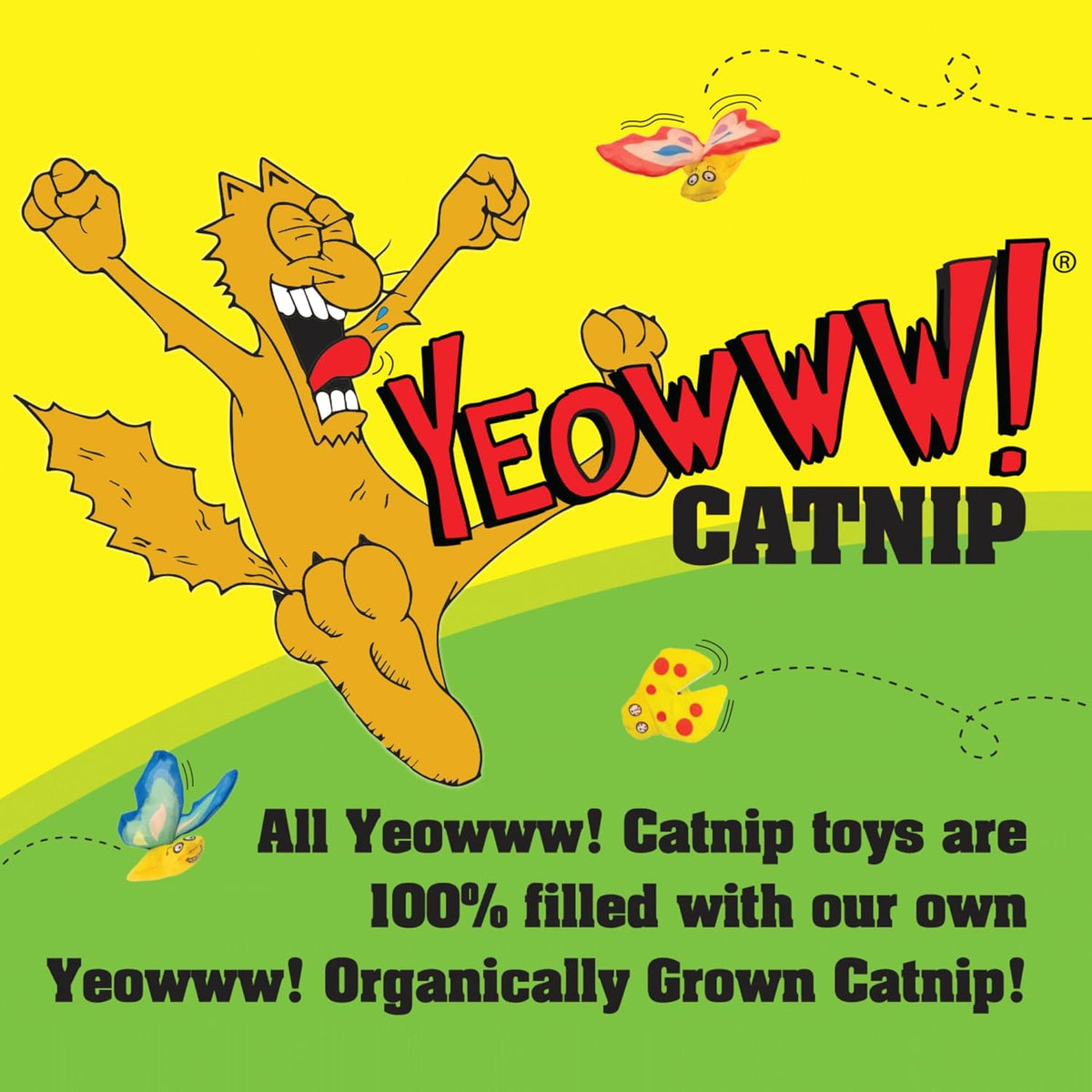 Catnip Toy, Yellow Banana