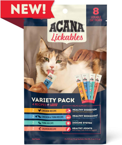 Lickables Variety 8 Pack, 4Oz, 8 Count