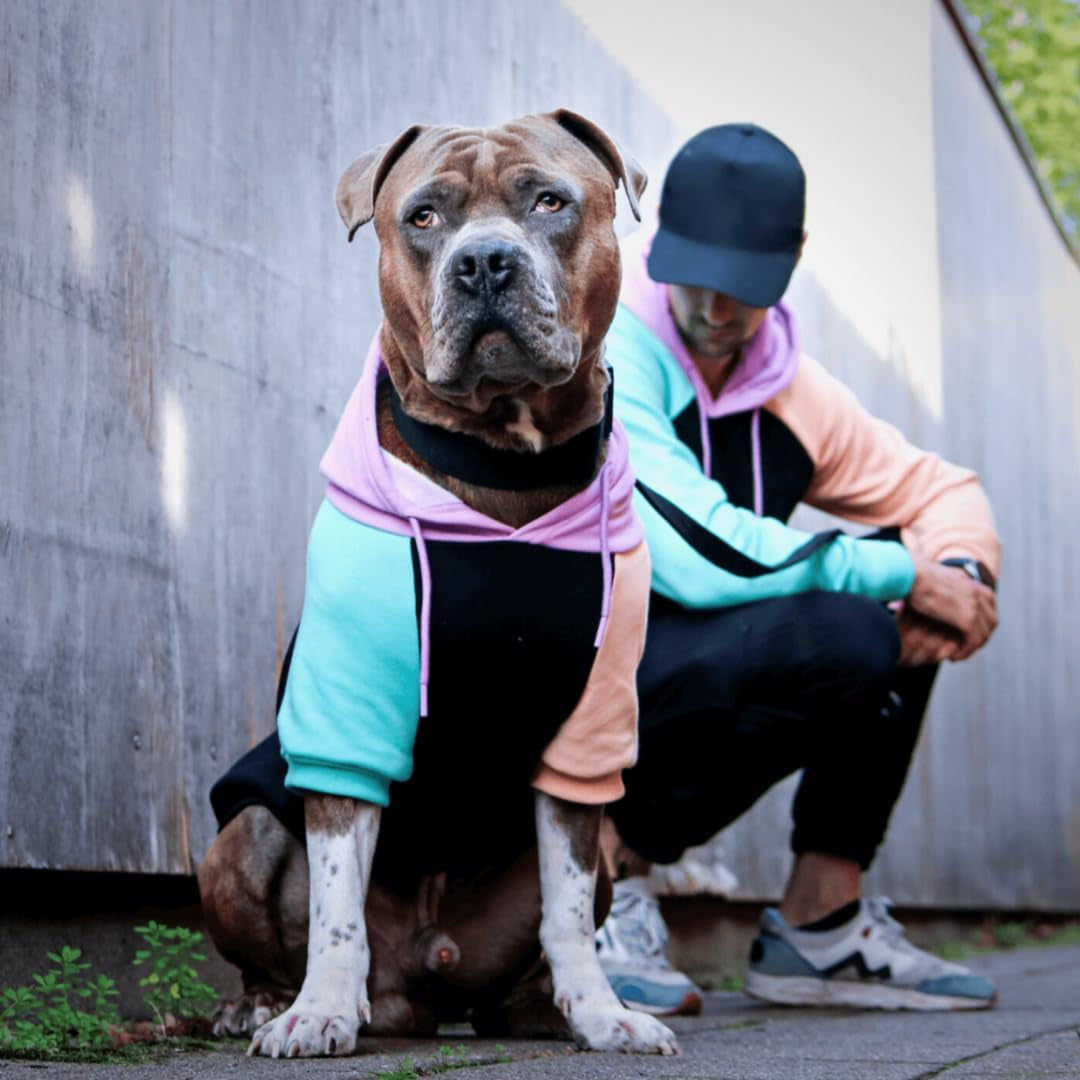 Dog Hoodie - Premium Quality, Buttery Soft, Superior Comfort and Fit, Calming Fleece Interior, Suitable for All Breeds - Cyber Punk - XL