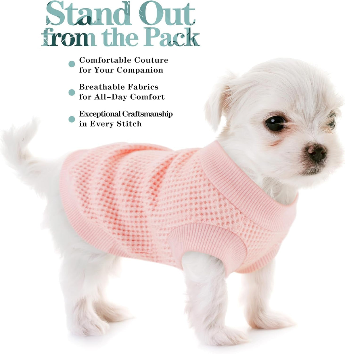 Cozy and Functional Dog Shirts for Small Puppies: Stretchable Beige Attire with Easy-On Design, Ideal for Chihuahuas and Yorkies - Enhance Comfort and Playfulness on Chill Days Large