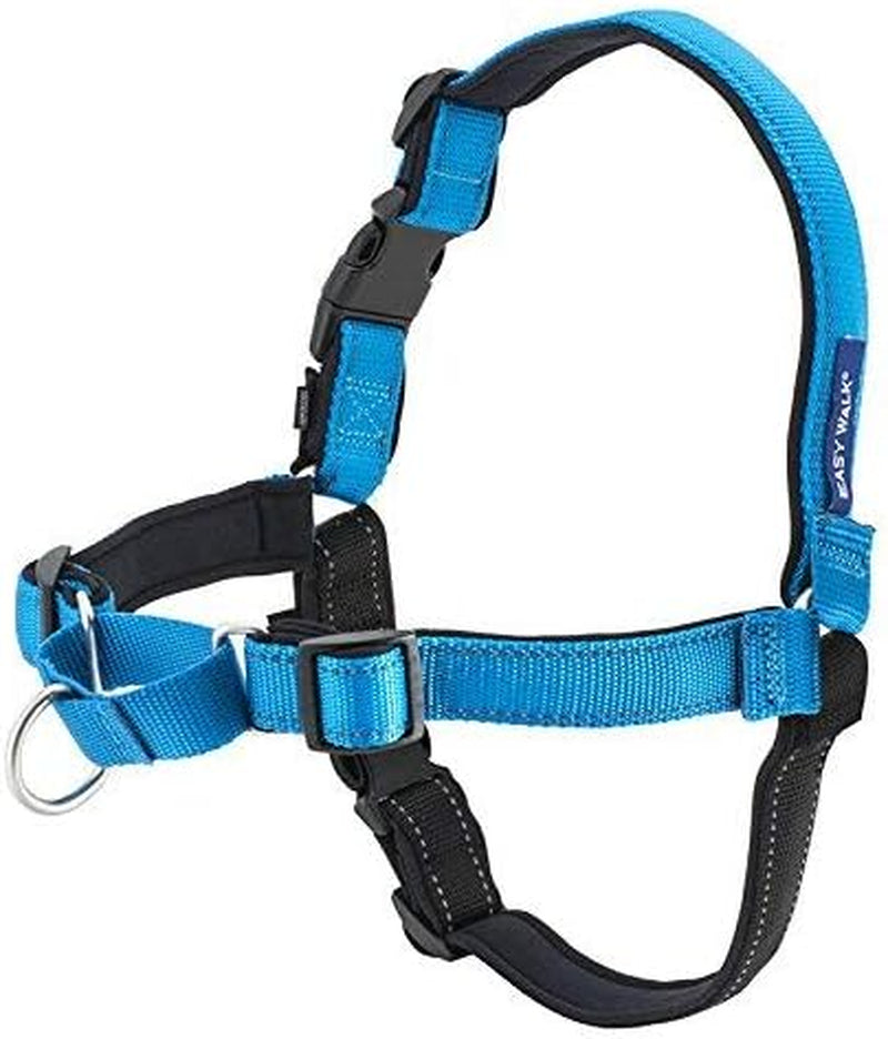 Easy Walk Deluxe Dog Harness, No Pull Dog Harness – Perfect for Leash & Harness Training – Stops Pets from Pulling and Choking on Walks – Large, Ocean